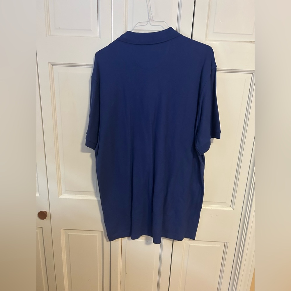 Chaps Men's Polo Shirt in Rich Blue - Picture 5 of 5